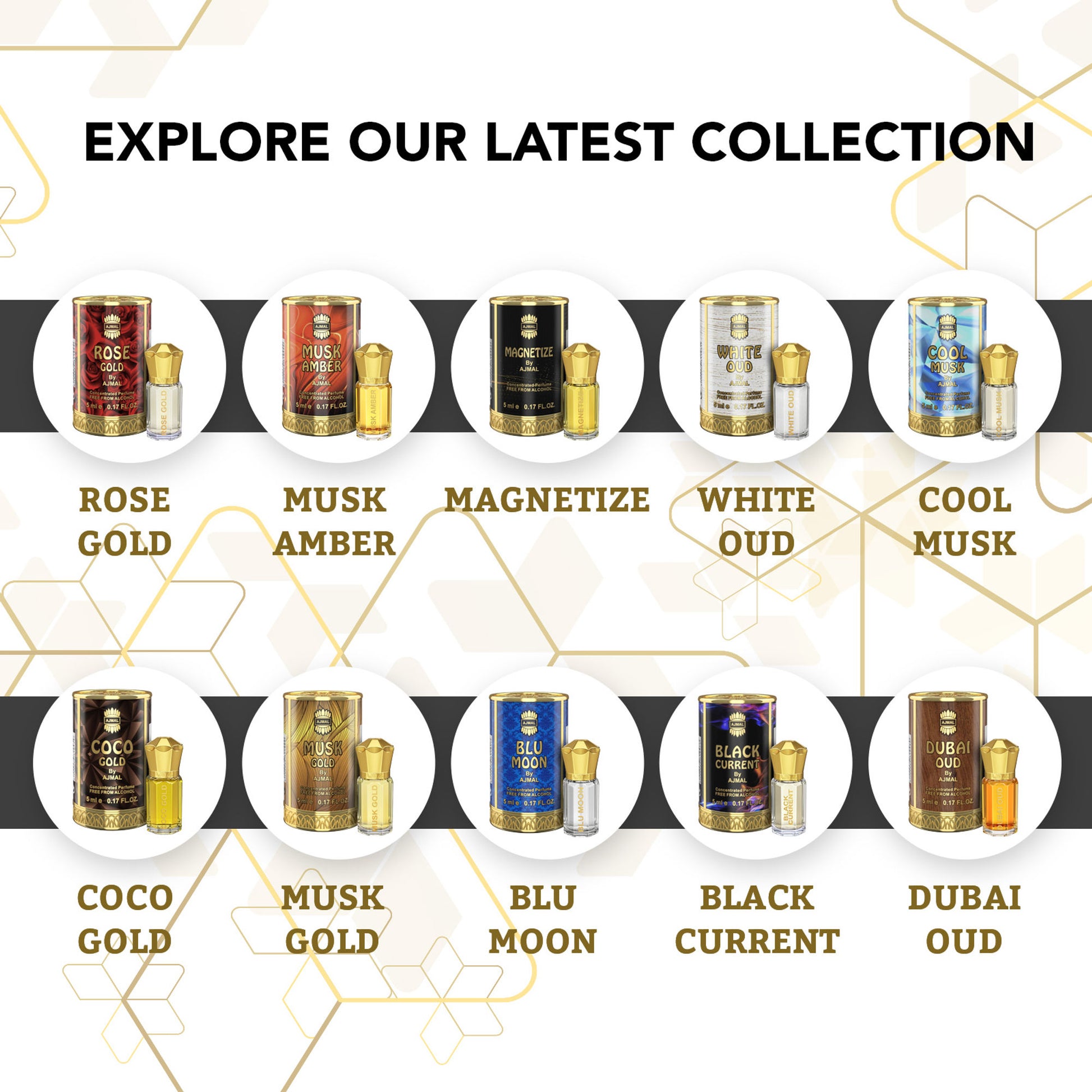 Ajmal India Magnetize Attar Concentrated Perfume For Him - Dista