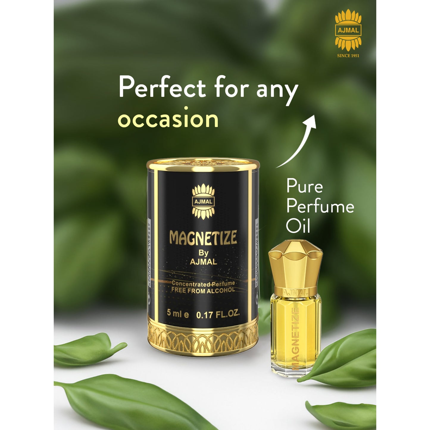 Ajmal India Magnetize Attar Concentrated Perfume For Him - Dista