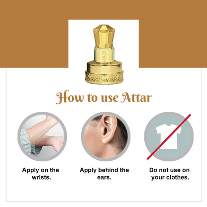 Ajmal India Musk Gold Attar Concentrated Perfume For Her - Dista
