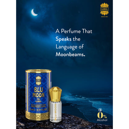Ajmal India Blu Moon Attar Concentrated Perfume For Her - Dista