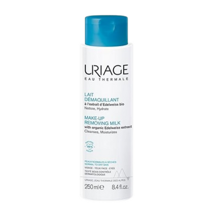 Uriage Makeup Removing Milk Gently Removes Makeup From Face & Eyes - Distacart