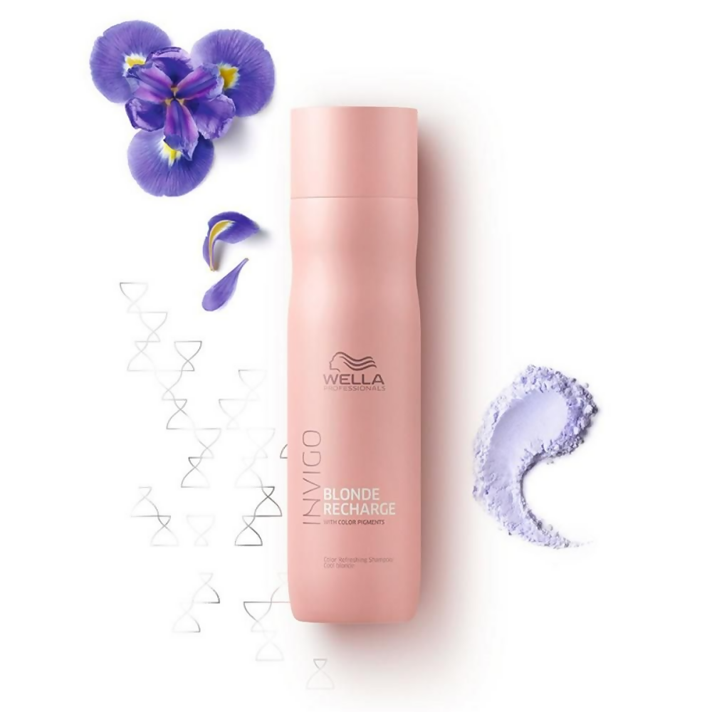 Wella Professionals Invigo Blonde Recharge Color Refreshing Shampoo - Distacart