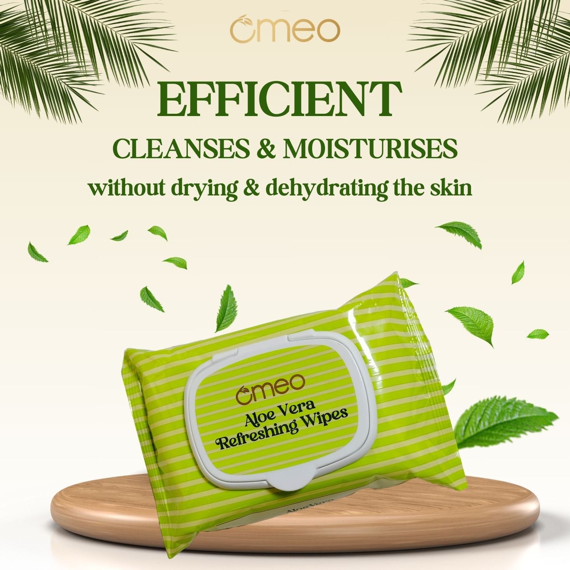 Omeo Aloe Vera Wet Wipes - Dista