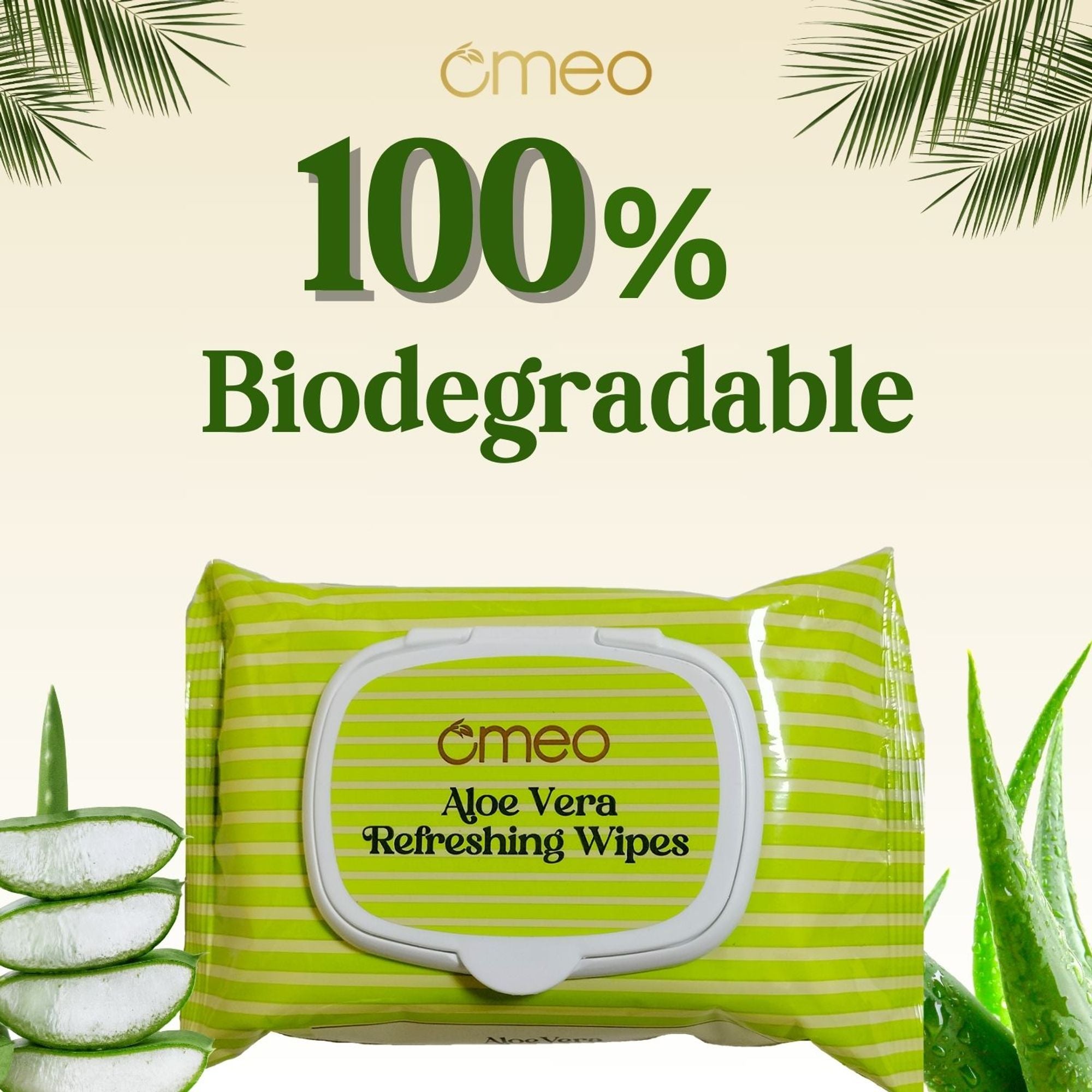 Omeo Aloe Vera Wet Wipes - Dista
