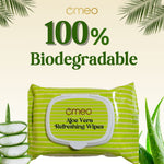 Thumbnail for Omeo Aloe Vera Wet Wipes - Dista