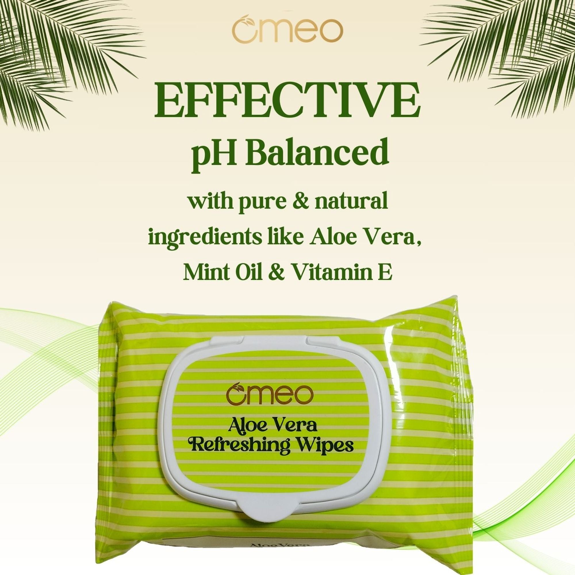 Omeo Aloe Vera Wet Wipes - Dista