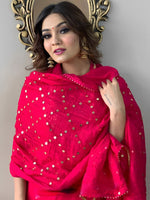 Thumbnail for Kalini Floral Yoke Design Sequinned Kurta With Trousers & Dupatta - Distacart