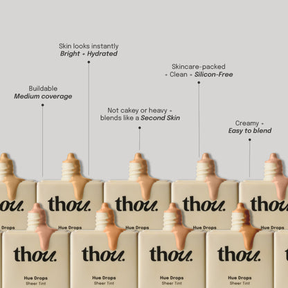 Thou Hue Drops Sheer Skin Tint - 260 Warm - Dista