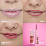 Thumbnail for Makeup Revolution Pout Bomb Plumping Lip Liner - Melba Warm Peach - Distacart