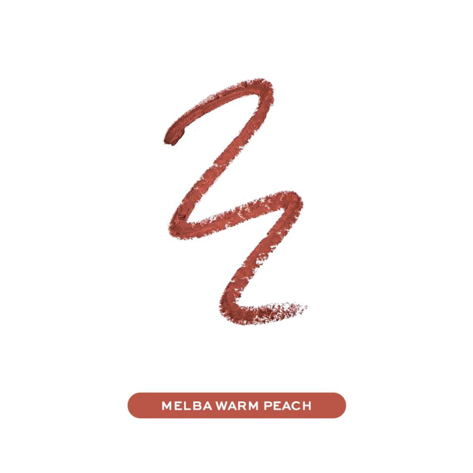 Makeup Revolution Pout Bomb Plumping Lip Liner - Melba Warm Peach - Distacart