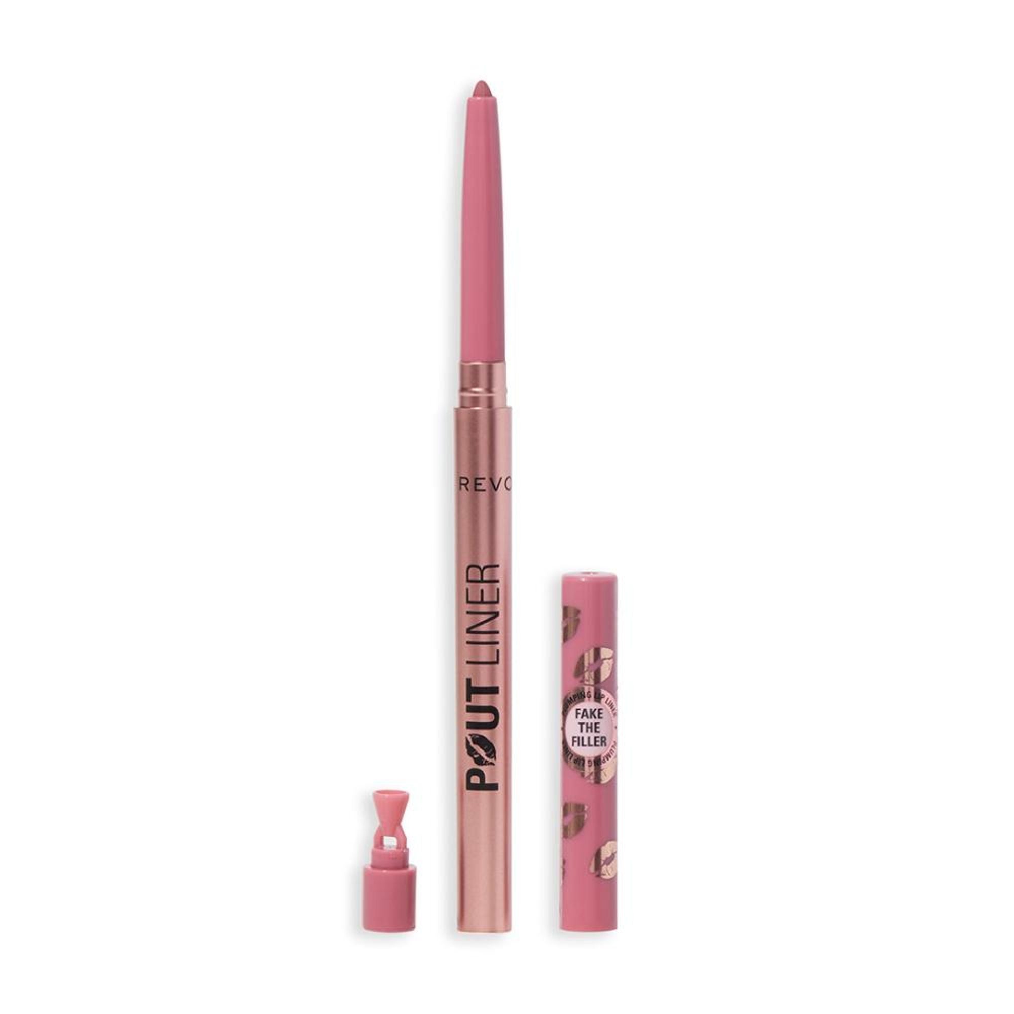 Makeup Revolution Pout Bomb Plumping Lip Liner - Kiss Baby Pink - Distacart