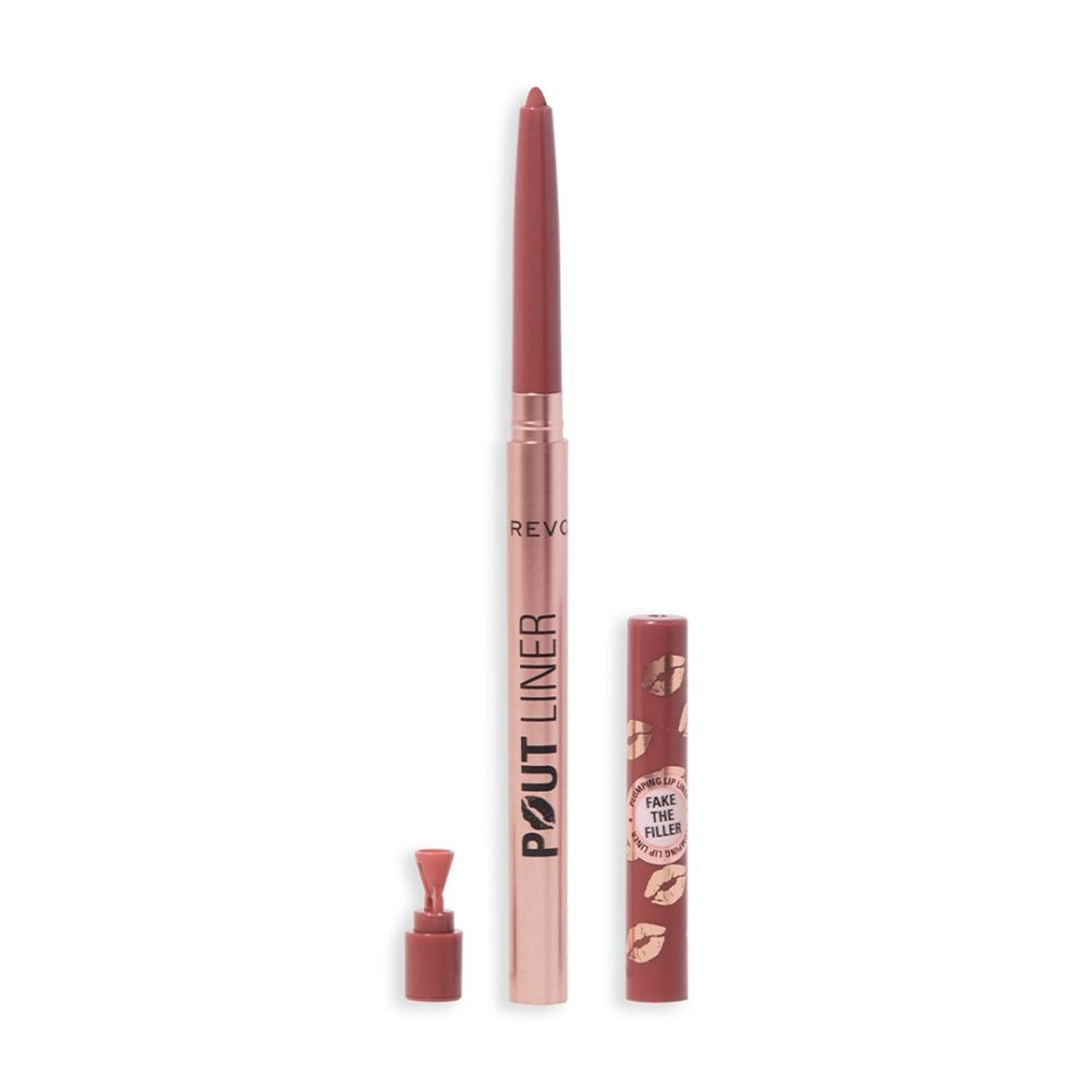 Makeup Revolution Pout Bomb Plumping Lip Liner - Doll Cool Nude - Distacart