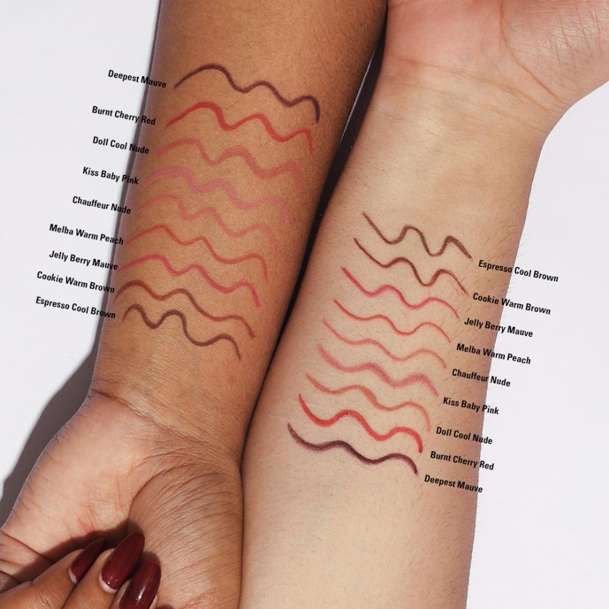 Makeup Revolution Pout Bomb Plumping Lip Liner - Deepest Mauve - Distacart