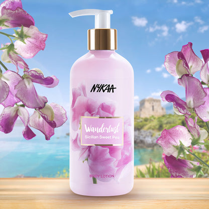 Wanderlust Moisturizing Body Lotion - Sicilian Sweet Pea - Distacart