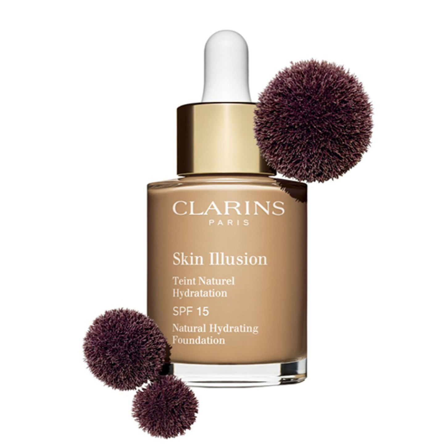 Clarins Skin Illusion Foundation SPF15 - 110 Honey - Distacart
