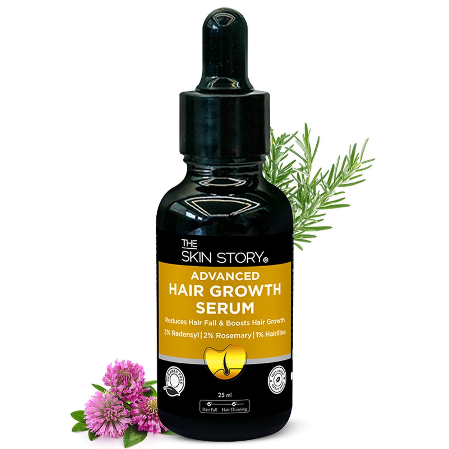 The Skin Story Hair Growth Serum For Dense & New Hair Growth Reduced Hair Fall With Redensyl Anagain