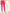 TAG 7 Women Pack of 2 Pink & Cream Colored Solid Kurti Pants - Distacart