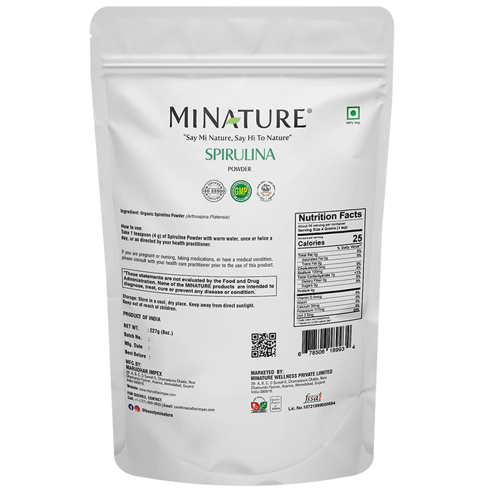 Minature Spirulina Organic Powder