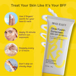 Thumbnail for Swiss Beauty Care Glow Fusion Sunscreen SPF 50 PA++++ - 1% Niacinamide & Raspberry Extract - Distacart