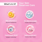 Thumbnail for Swiss Beauty Care Glow Fusion Face Serum - 10% Vitamin C & Sakura Extract - Distacart