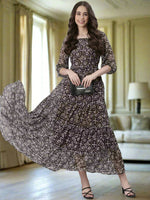 Thumbnail for Souchii Printed Maxi Dress