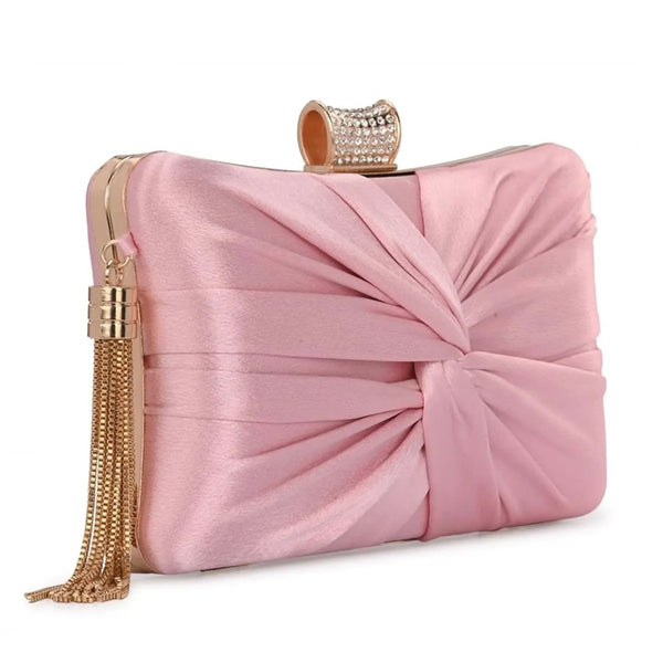 Joban Fashion Embellished Box Clutch - Pink - Dista