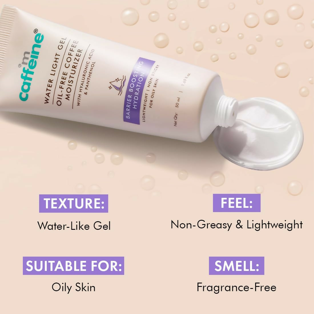 mCaffeine Water Light Gel Oil-free Coffee Moisturizer