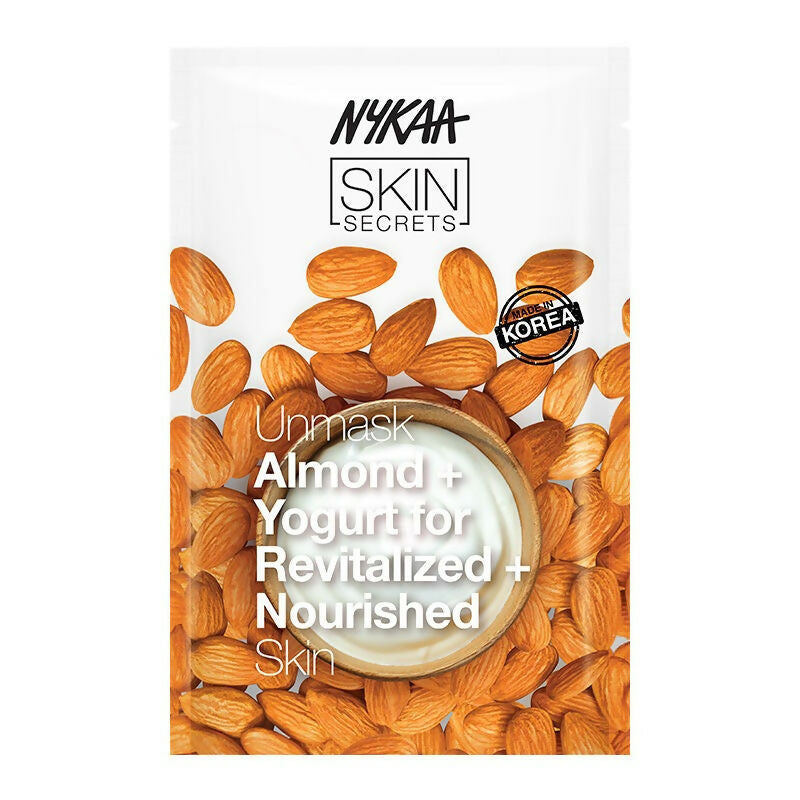 Nykaa Skin Secrets Indian Rituals Almond + Yogurt Sheet Mask For Revitalized & Nourished Skin - Distacart