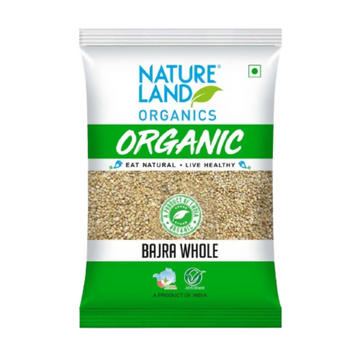Nature Land Organics Bajra Whole - Distacart