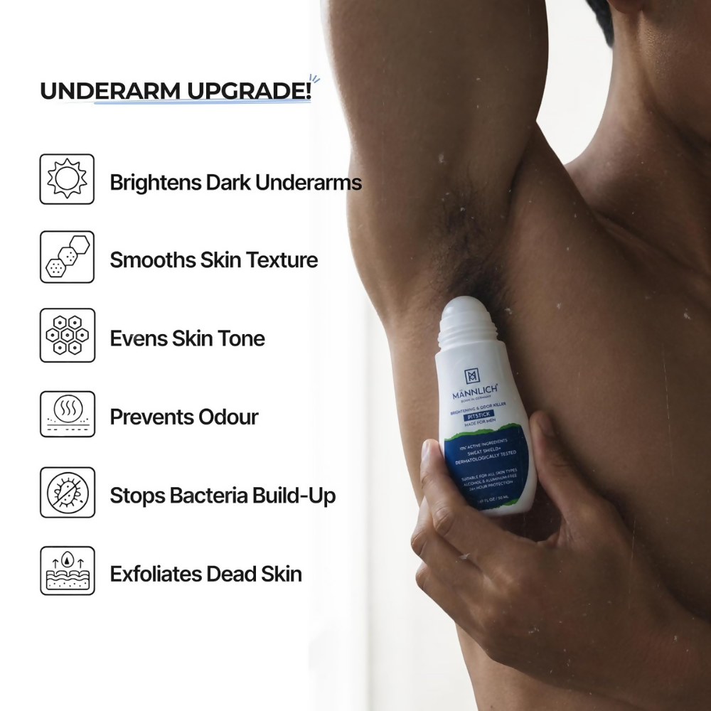 Mannlich Underarm Roll-On for Men - Dista