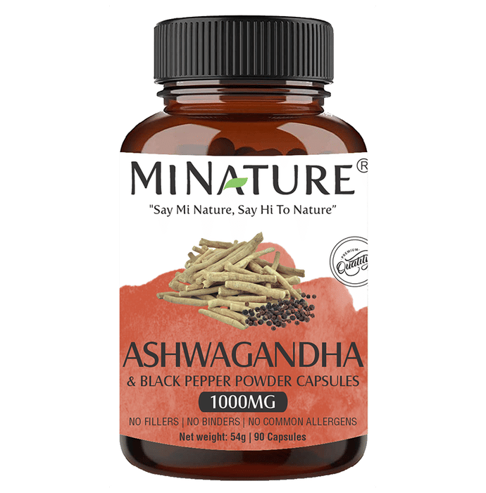 Minature Ashwagandha & Black Pepper Powder Capsule