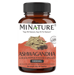 Thumbnail for Minature Ashwagandha & Black Pepper Powder Capsule
