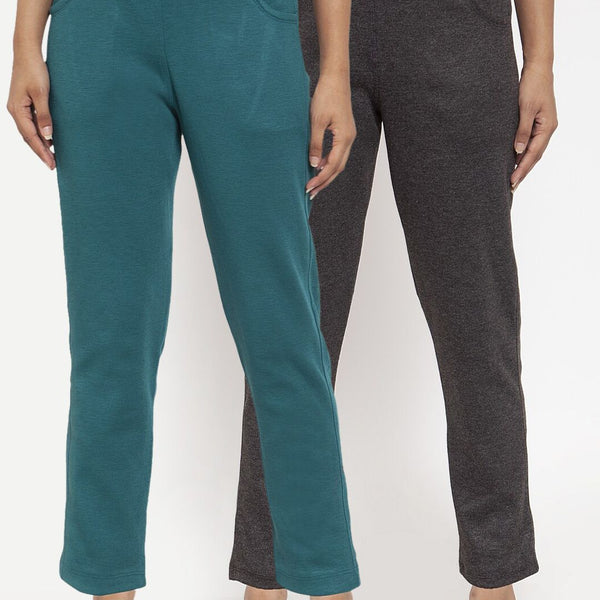 TAG 7 Women Pack of 2 Solid Leggings - Distacart