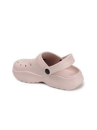 Thumbnail for Roadster The Lifestyle Co. Women Beige Self Design Lightweight Clogs