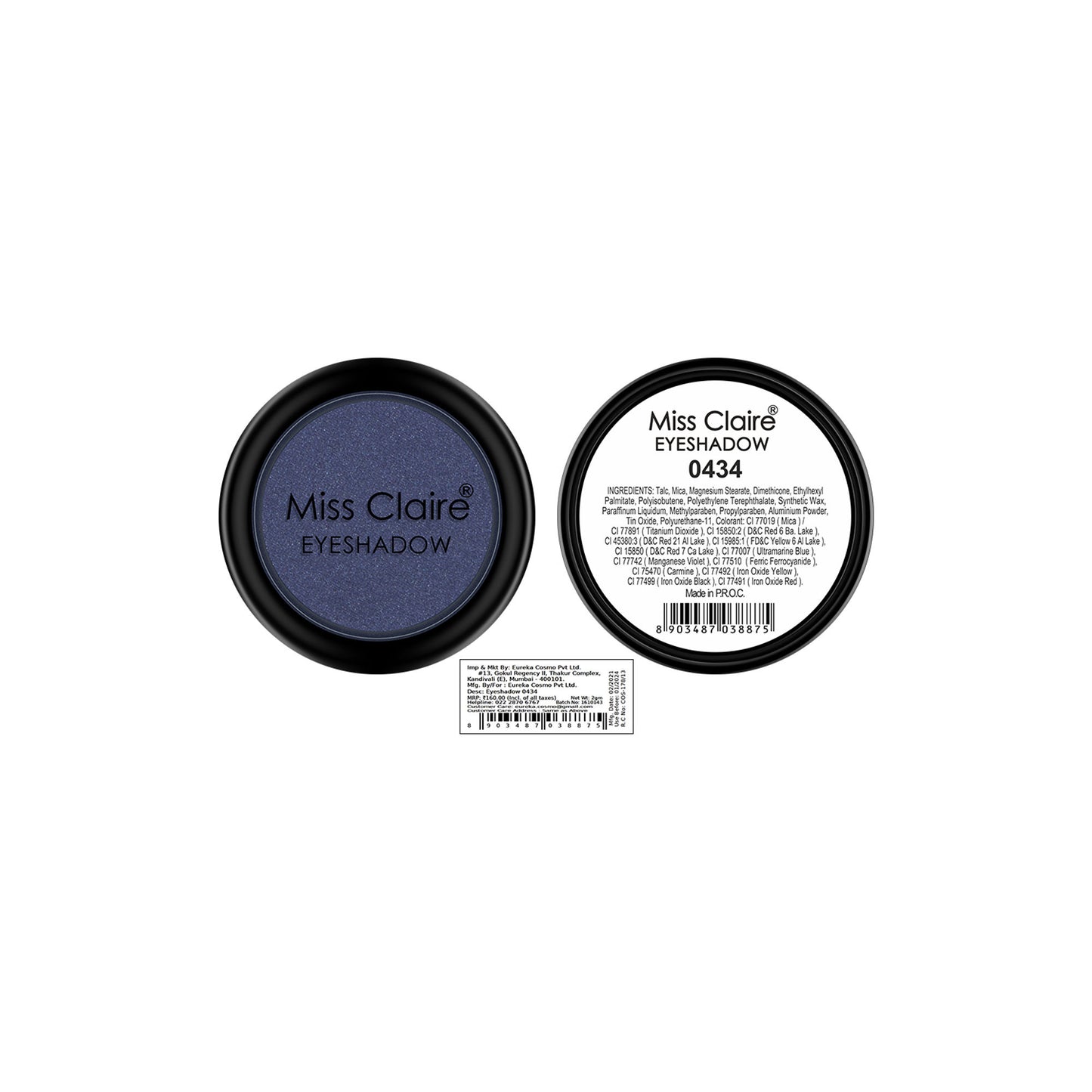 Miss Claire Single Eyeshadow - 434 - Distacart