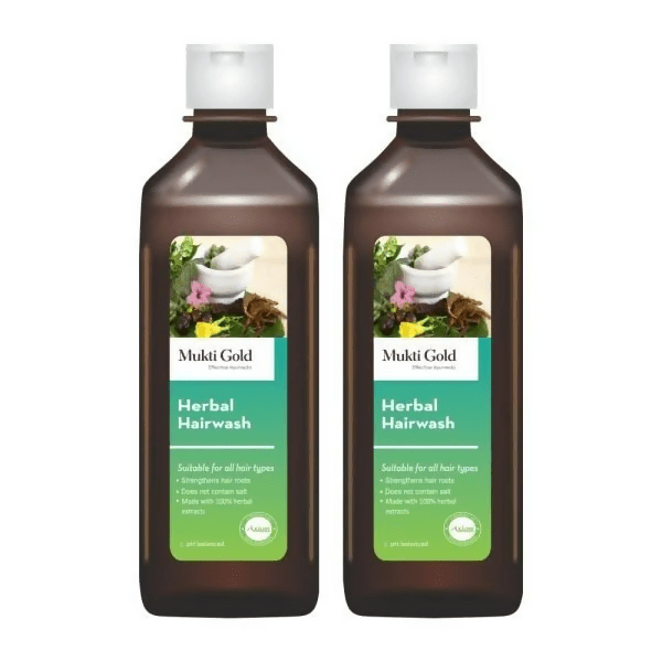 Axiom Mukti Gold Herbal Hair Wash - Distacart
