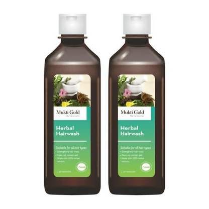 Axiom Mukti Gold Herbal Hair Wash - Distacart