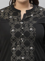 Thumbnail for Sztori Printed Notch Neck Regular Kurta with Trousers - Distacart