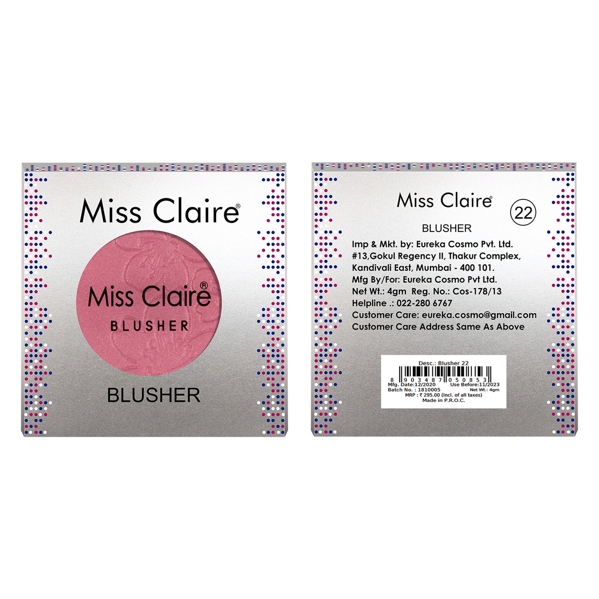 Miss Claire Round Blusher - 22 - Distacart