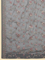 Thumbnail for Soch Ethnic Motifs Embroidered Empire Sequinned Kurta with Churidar & Dupatta - Distacart