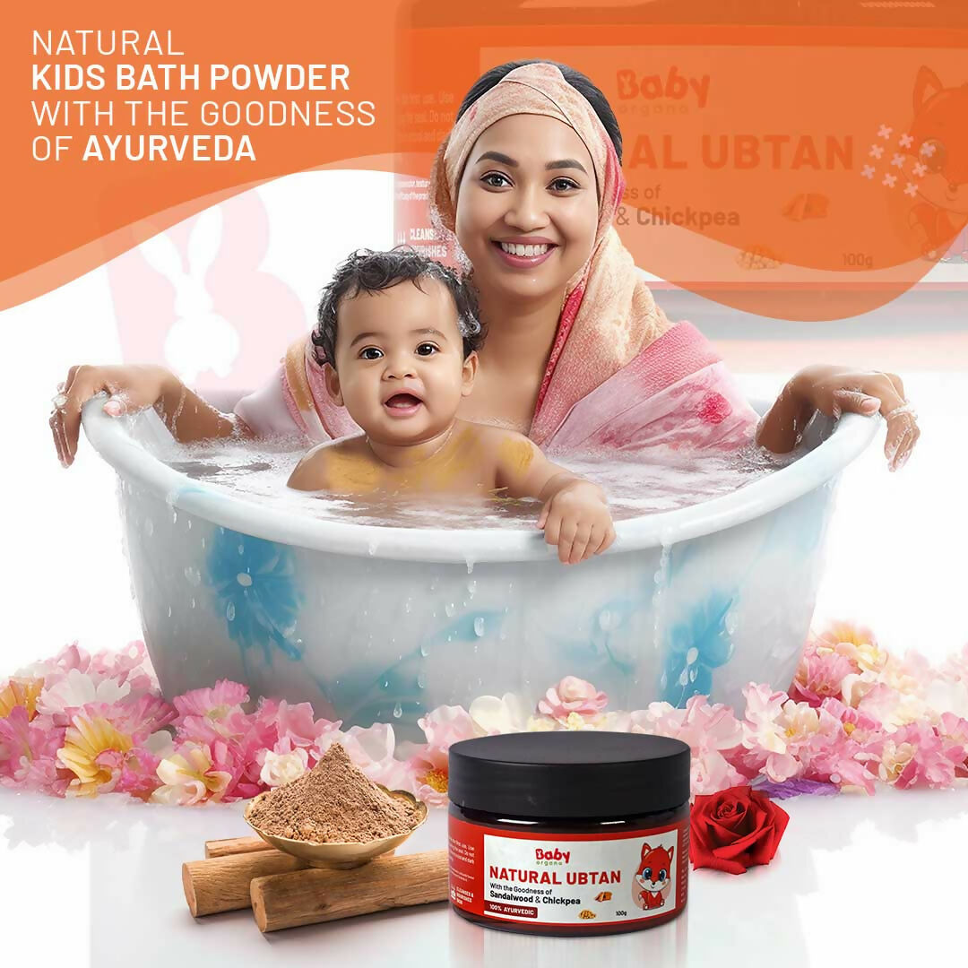 Babyorgano Natural Ubtan Face Pack, Skin Lightening and Tan Removal For Babies - Distacart