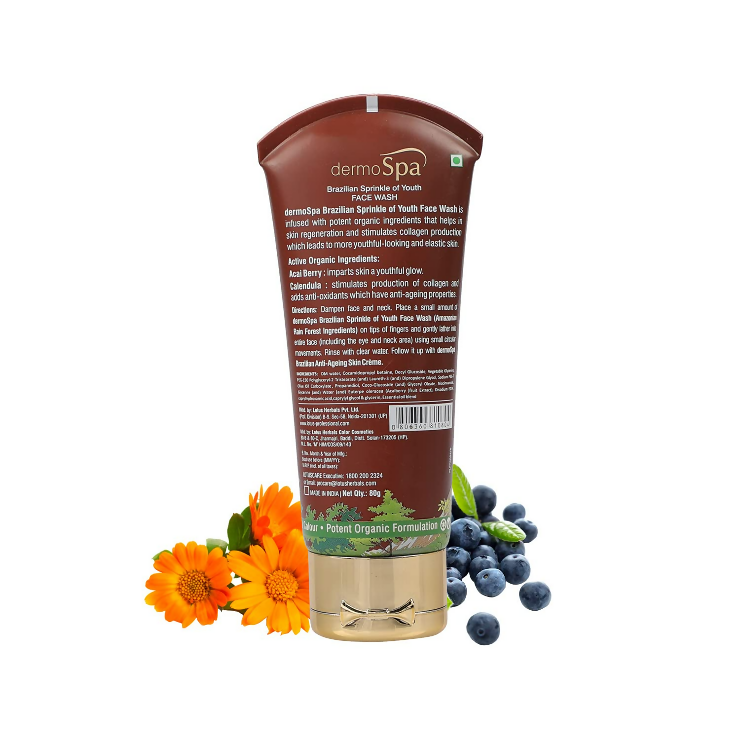 Lotus Professional DermoSpa Brazilian Sprinkle of Youth Anti Ageing Face Wash - Distacart