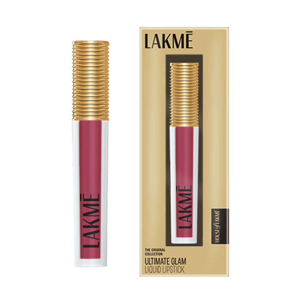 Lakme Ultimate Glam Matte Liquid Lipstick - Muave Party - Distacart
