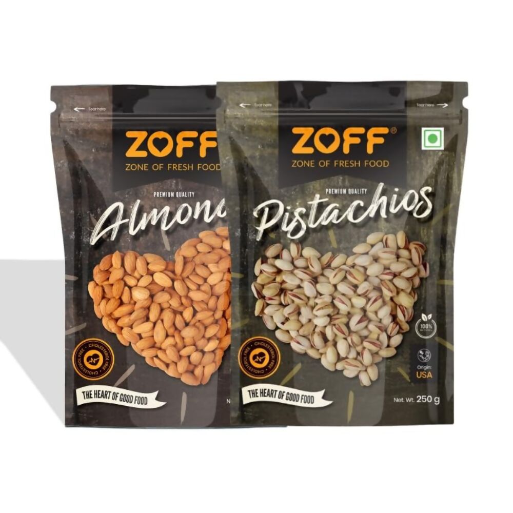Zoff Premium Almonds & Pista Combo - Distacart