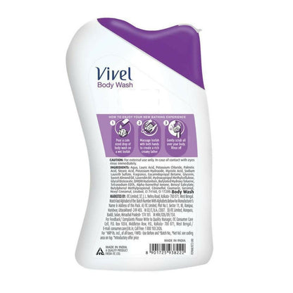 Vivel Lavender & Almond Oil Body Wash - Distacart
