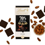Thumbnail for Lindt Excellence 70% Cocoa Extra Fine Dark Chocolate - Dista