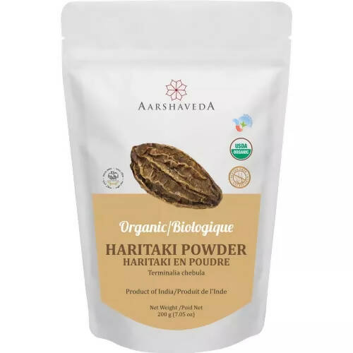 Aarshaveda Organic Haritaki Powder - Distacart