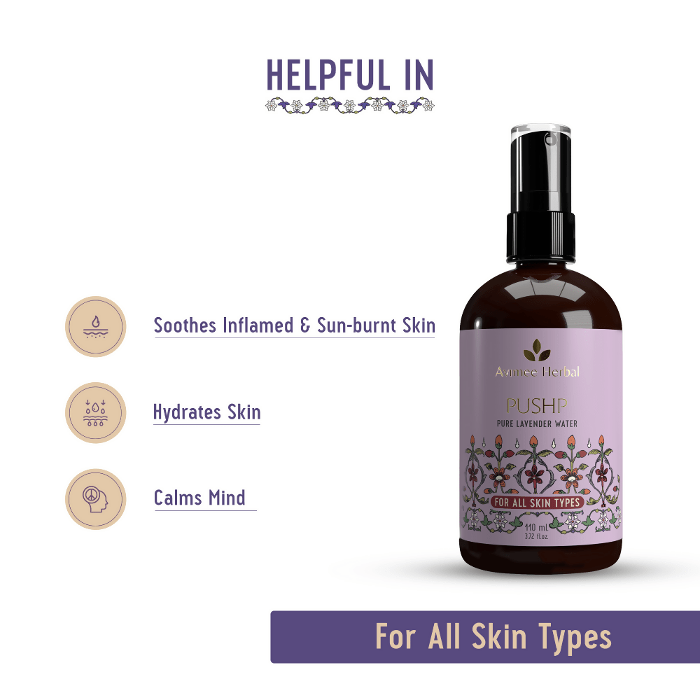 Avimee Herbal Pushp Pure Lavender Water - Distacart