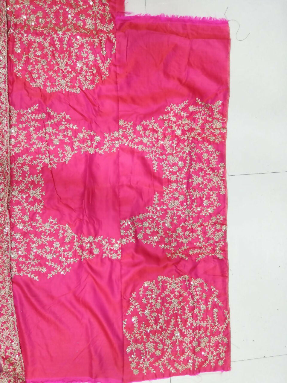 Jyoti Fashion Glamorous Rani Pink Silk 3MM Sequins with Coding Dori Embroidery Lehenga Choli with Dupatta - Distacart