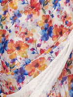 Thumbnail for Mitera Floral Pure Georgette Saree - Distacart